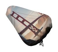 Golden Gate Bridge Housse de siège de vélo extra douce et confortable Protection contre la pluie et le soleil Protection durable anti-poussière pour vélos de ville et VTT