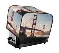 Golden Gate Bridge Housse matelassée pour grille-pain à 4 tranches pour petit appareil électroménager avec poignée pour décoration de table de maison ou de cuisine