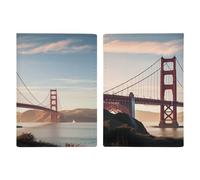 Golden Gate Bridge Passport Card Holder Travel Passport Covers Case PU Passport Book Cover Passport Book Cover Passport Wallet Cover Housse de protection Passport Housse de protection unisexe Passport