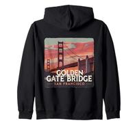 Golden Gate Bridge San Francisco Souvenir rétro Sweat à Capuche