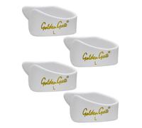 Golden Gate GP-4W-4PK Lot de 4 médiators blancs Taille L