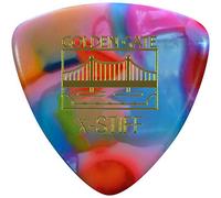 Golden Gate Médiators de guitare en forme de triangle de 1,5 mm d'épaisseur, Confettis clown colorés MP-107