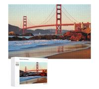 Golden Gate Sailing - Puzzle Décoratif, 1000 PCS, Activité sans Écran, pour Se Détendre À La Maison sans Écran
