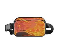 Golden Girl Sac à bandoulière élégant pour homme et femme avec sangle réglable pour voyage, shopping, course à pied, Poisson de combat esthétique, 1 size