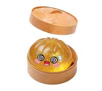Golden Glitter Dumpling, Squishy Dumpling Fidget Sensory Squeeze Toy for Adults Girls Boys