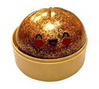 Golden Glitter Dumpling Squishy, Food Squishy Dumpling Sensory Squeeze Fidget Toys for Adults Boys Girls
