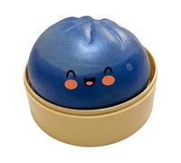 Golden Glitter Dumpling Squishy, Food Squishy Dumpling Sensory Squeeze Fidget Toys for Adults Boys Girls