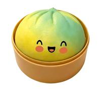 Golden Glitter Dumpling Squishy, Food Squishy Dumpling Sensory Squeeze Fidget Toys for Adults Boys Girls