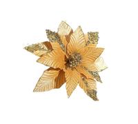 (Golden)Gold Glitter Velvet Christmas Simulation Flower