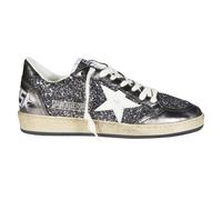 Golden Goose - Ball Star Leather Upper Suede Toe and Spur Laminated - Femme - Chaussures - Gris - Taille: 40 EU