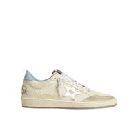 Golden Goose - Baskets Étoile Argent Blanc Cuir - Femme - Chaussures - Beige - Taille: 36 EU