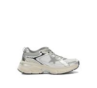 Golden Goose baskets homme argentées en cuir - 43