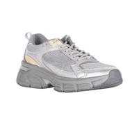 Golden Goose - Baskets Lightstar Laminated Argent/Or - Femme - Chaussures - Gris - Taille: 40 EU