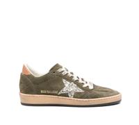 Golden Goose - Baskets Vert Olive Étoile Design - Homme - Chaussures - Vert - Taille: 40 EU