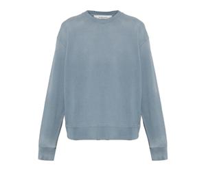Golden Goose - Boxi SweaT-shirt avec Patch Logo - Homme - Sweatshirts et sweats à capuche - Bleu - Taille: L