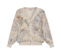 Golden Goose - Cardigan avec des appliques scintillantes - Femme - Pulls - Beige - Taille: 34 FR