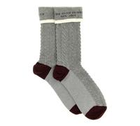 Golden Goose - Chaussettes à revers et écriture Jacquard - unisex - Sous-vêtements - Gris - Taille: M