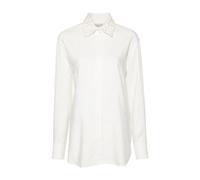 Golden Goose - Chemise Élégante en Soie Blanche Batilda - Femme - Blouses et Chemises - Blanc - Taille: 36 FR