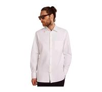 Golden Goose - Chemise en coton avec logo - Homme - Chemises - Blanc - Taille: S