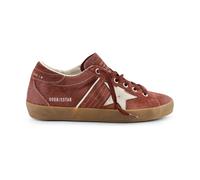 Golden Goose, Femme, Chaussures, Rouge, Taille: 38 EU Super-Star Suede Baskets