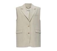 Golden Goose - Gilet en laine - Femme - Vestes - Gris - Taille: 40 FR