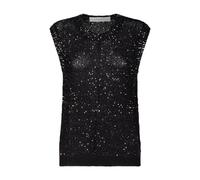 Golden Goose - Haut en Maille Noire à Paillettes et Étoiles - Femme - Tops - Noir - Taille: 40 FR