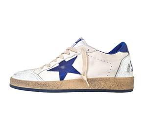 Golden Goose Homme Ball Star Basket White - Bluette 40 EU