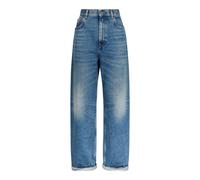 Golden Goose - Kim Wide-Leg Jeans - Femme - Jeans - Bleu - Taille: W26