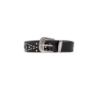 Golden Goose - Leather Belt - Homme - Accessoires - Noir - Taille: 75 CM