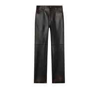 Golden Goose - Leather Pantalons - Femme - Pantalons - Noir - Taille: 38 FR