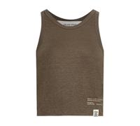 Golden Goose - Linen Camisole - Femme - Tops - Brun - Taille: 36 FR