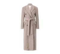 Golden Goose - Manteau croisé ceinturé - Femme - Manteaux - Gris - Taille: 36 FR