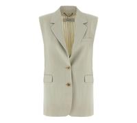 Golden Goose - Nicole Vest - Femme - Vestes - Beige - Taille: 40 FR