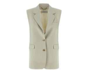 Golden Goose - Nicole Vest - Femme - Vestes - Beige - Taille: 40 FR