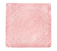 Golden Goose - Paisley Print Silk Scarf - Femme - Accessoires - Rose - Taille: ONE Size