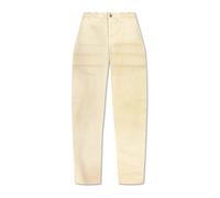 Golden Goose - Pantalon en coton - Homme - Pantalons - Beige - Taille: M