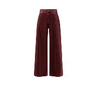 GOLDEN GOOSE pantalon femme en coton rouge - 28