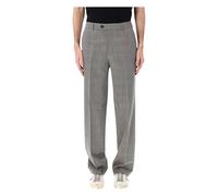 Golden Goose - Pantalon Formel Prince de Galles - Homme - Pantalons - Gris - Taille: L