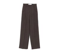 Golden Goose - Pantalon Large Rayé - Femme - Pantalons - Brun - Taille: 36 FR