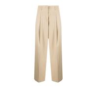 Golden Goose - Pantalon Large Taille Haute - Femme - Pantalons - Jaune - Taille: 40 FR