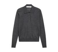 Golden Goose - Polo en maille - Femme - Tops - Gris - Taille: 42 FR