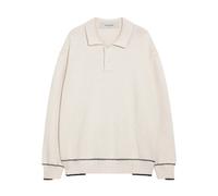 Golden Goose - Polo Rindley - Homme - Tops - Blanc - Taille: S