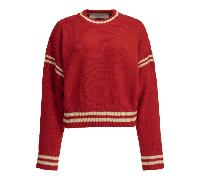 GOLDEN GOOSE pull en coton femme rouge - s