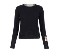 Golden Goose - Pull en laine noire tricot - Femme - Pulls - Noir - Taille: 40 FR