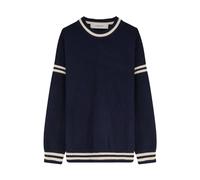 Golden Goose - Pull en maille gaufrée Journey - Homme - Pulls - Bleu - Taille: M