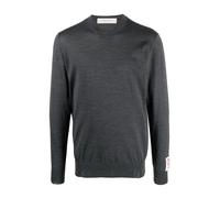 Golden Goose - Pull Ras du Cou en Maille Classique - Homme - Pulls - Gris - Taille: XL