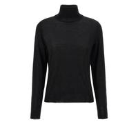 Golden Goose - Regular Knit Turtle Neck - Femme - Pulls - Noir - Taille: 38 FR