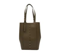 Golden Goose - Sac Shopping en Cuir Kaki - Femme - Sacs - Vert - Taille: ONE Size