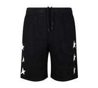 Golden Goose - Diego Cotton Bermuda Shorts - Homme - Shorts - Noir - Taille: S