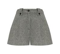 Golden Goose - Shorts en laine - Femme - Shorts - Gris - Taille: 36 FR